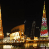 Burj Khalifa Celebrates Telangana’s Floral Festival Bathukamma